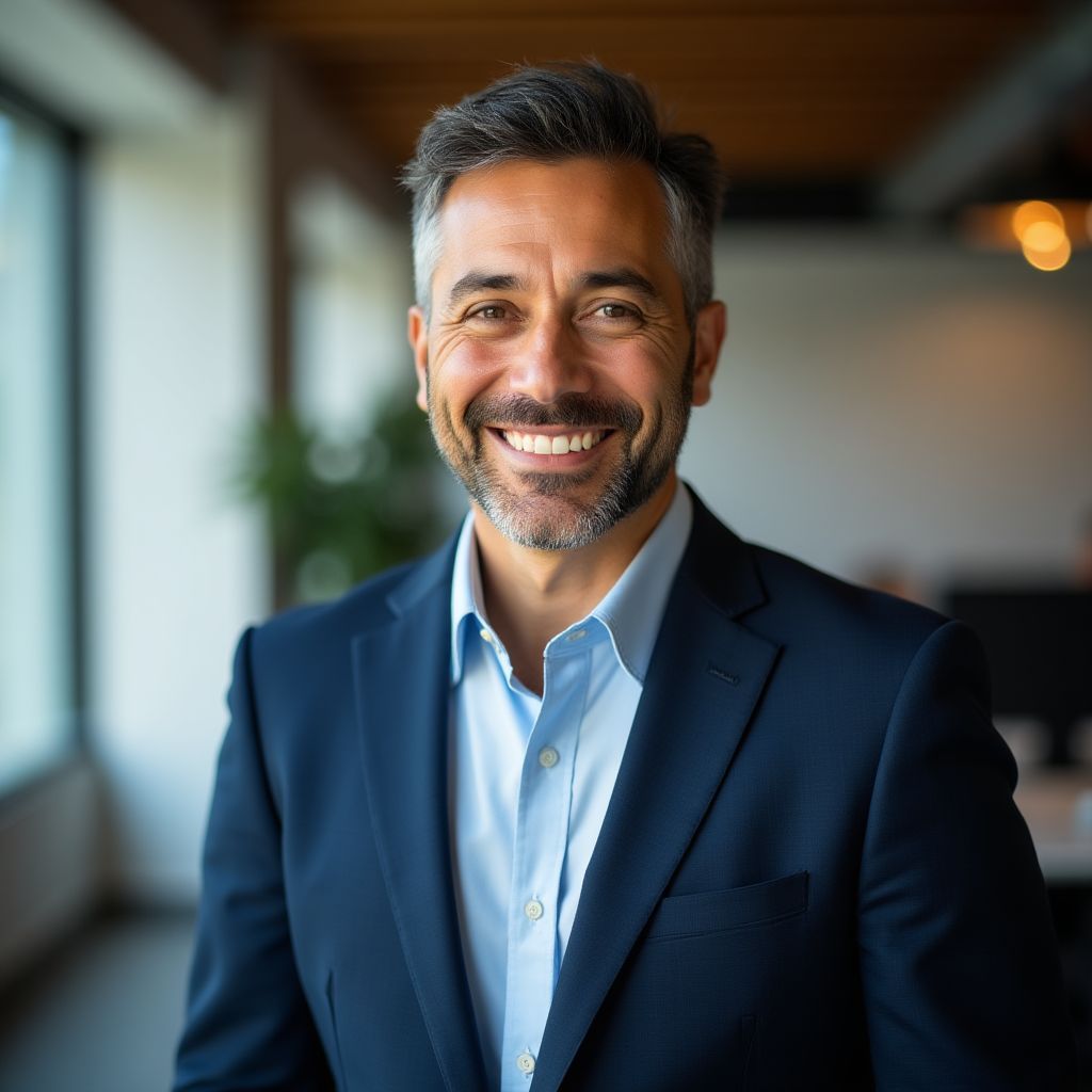 Retrato de Javier Morales, Fundador y Jefe de Estrategia