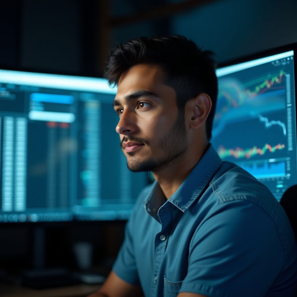 Retrato de Carlos Vega, Analista de Mercado Principal