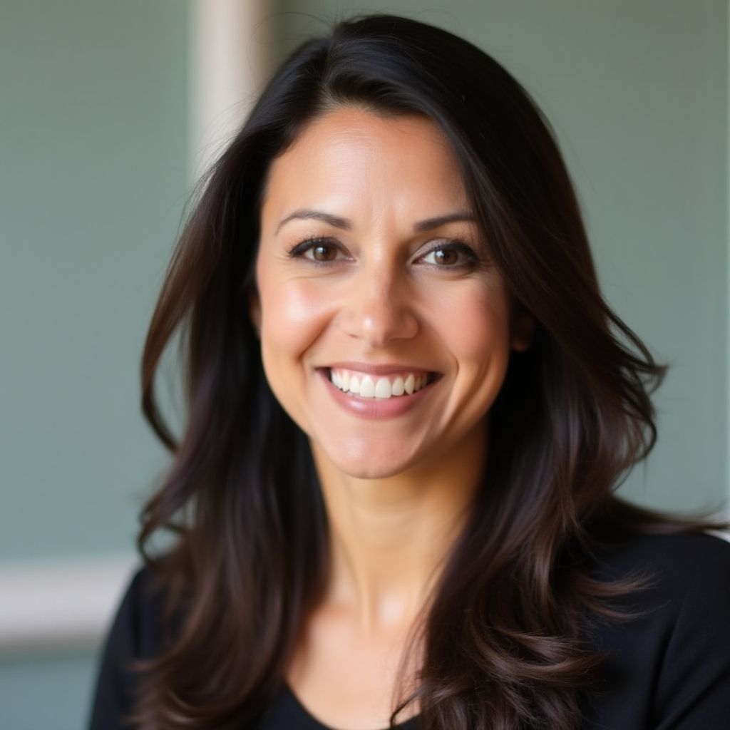 Retrato de Elena Gómez, Directora de Educación